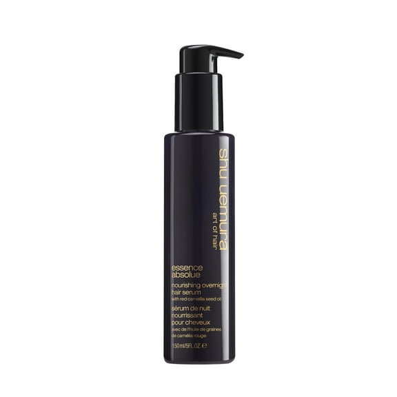 Shu Uemura Art Of Hair Essence Absolue Nourishing Overnight Hair Serum - Hydrates and Detangles, Reduces Frizz and Enhances Shine, Lightweight Formula, 5 Fl Oz C80
