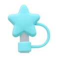 thumbnail image 2 of Tapa de silicona para pajita con forma de estrella, a prueba de polvo, a prueba de fugas, reutilizable y flexible para vasos y botellas de agua. Apta para lavavajillas., 2 of 6