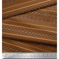 thumbnail image 2 of Soimoi Modal Satin Fabric Geometric Southwestern Decor Fabric Printed Yard 42 Inch Wide, 2 of 3