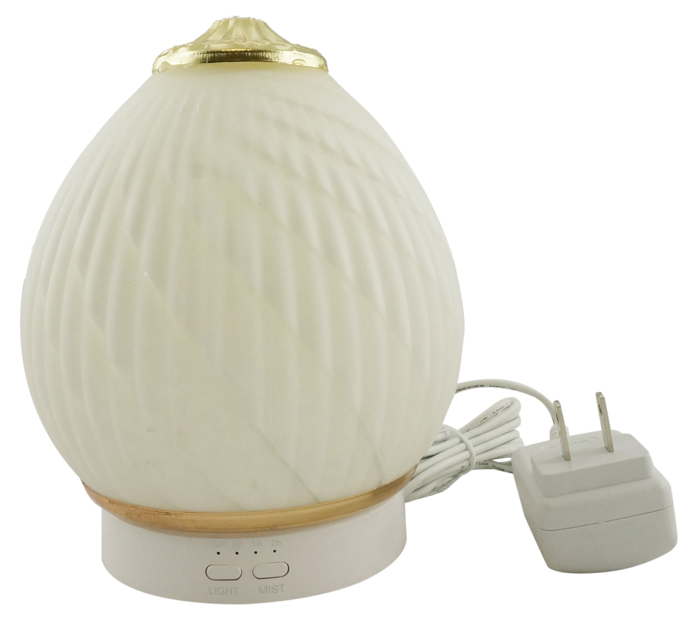 K-Cliffs Essential Oil Diffuser Ultrasonic Aromatherapy Stress Relaxing Humidifier 7 Colors Changing Adjustable Mist Mode Safe Waterless Auto Shut Off Office Home Yoga Spa Gold
