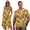 70s Hippie Daisy, variant on His and Hers Summer Outfits Blue Polynesian Flower Matching Hawaiian Outfits for Couples Washable Men’s Hawaiian Shirt with Soft Fabric for Romantic Date Gifts for Couples