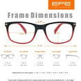 thumbnail image 5 of EFE Reading Glasses for Men Women 3 Pack - Convenient Portable Storage Bags, 5 of 7