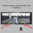 thumbnail image 4 of Zootealy 7-Inch Dual Lens Car DVR with Suction Cup Mount - High Definition Dash Cam System with Rearview Mirror, Wide-Angle Recording - No Battery or Plug Included, 4 of 7