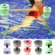thumbnail image 5 of Greeniant 1 par de mancuernas para aeróbic acuático, mancuerna EVA acuática, mancuerna para ejercicio de brazos acuáticos, piscina, natación, Yoga, Deportes acuáticos gris rojo Greeniant OD001605-07, 5 of 6
