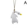 thumbnail image 1 of Roast Duck Car Rearview Mirror Decoration Pendant Creative Car Hanging Ornament, 1 of 4