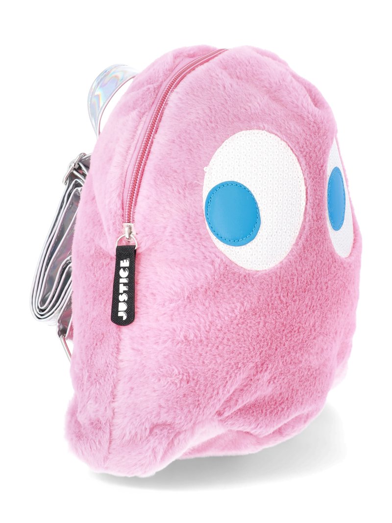 Justice Girls PAC-MAN Plush Ghost Mini Backpack - Walmart.com display picture 2