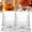 A-2pc, variant on Old Fashioned Whiskey Glasses with 360 Rotating Base, 10.2oz Spinning Crystal Tumbler with Diamond Cut, Rocks Glasses for Bourbon, Scotch, Liquor, Unique Gifts for Men Dad Fathers Day
