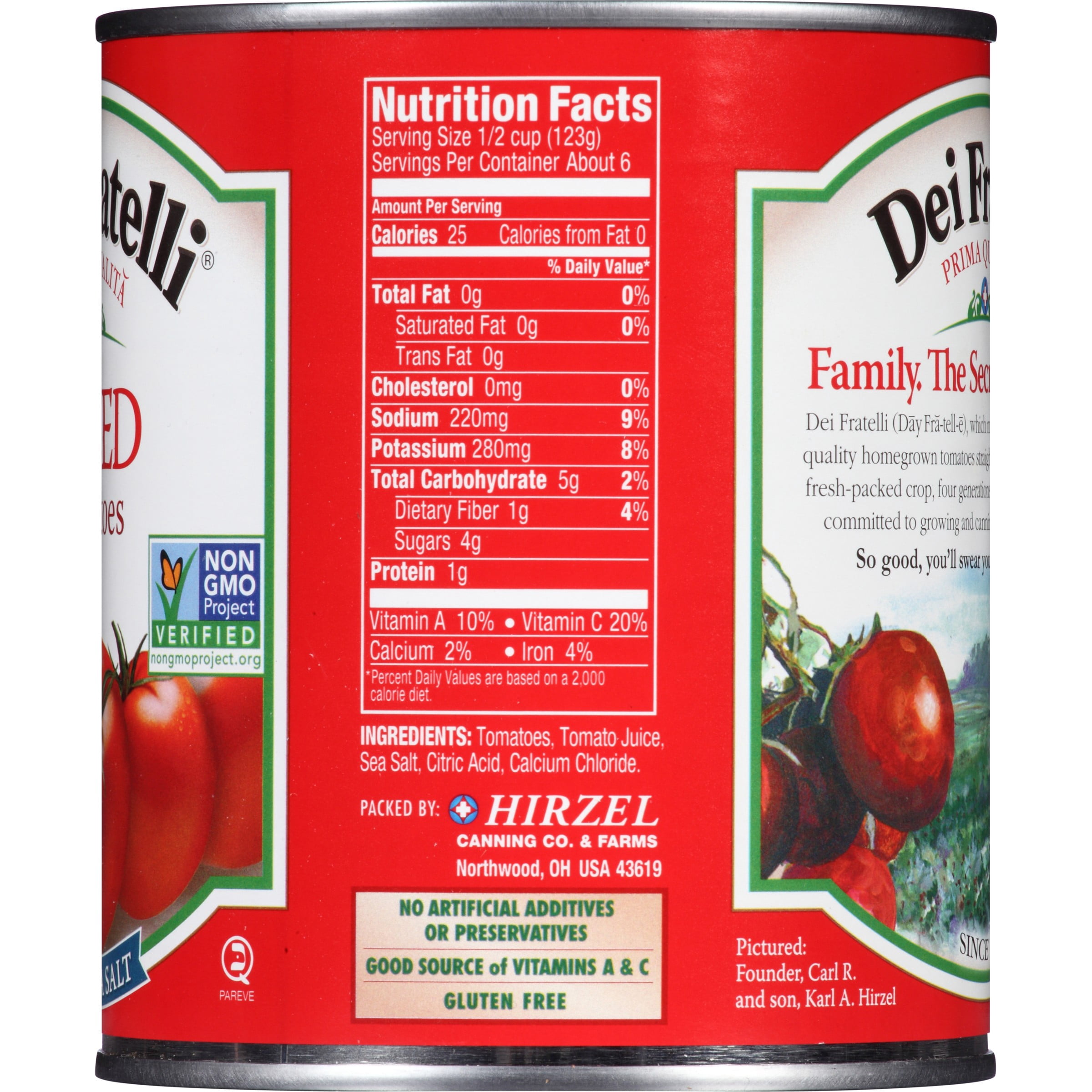 Dei Fratelli Diced Tomatoes, 28 Oz