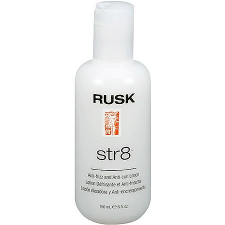 Rusk Str8 Anti-frizz and Anti-curl Lotion, 6 fl (Best Setting Lotion For Pin Curls)