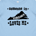 thumbnail image 4 of Inktastic Virginia Vacation Someone Loves Me Boys or Girls Baby T-Shirt, 4 of 5