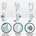 thumbnail image 2 of Calcetines de presión para fitness, calcetines de pantorrilla para correr al aire libre, calcetines largos de presión deportivos, 2 of 5