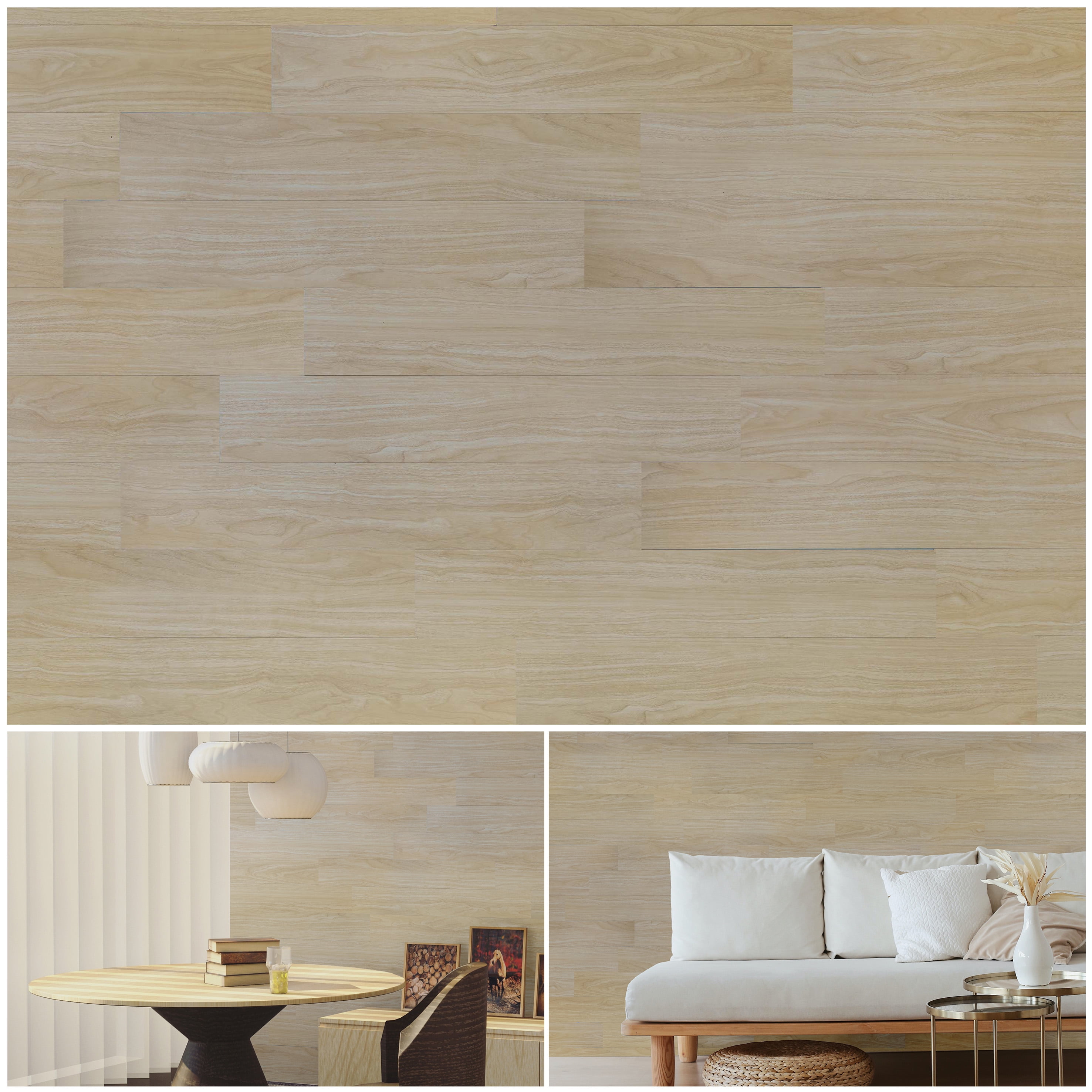 Vinyl Wall Panel 36sf by Wallworks Design (Classic Maple)