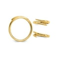 thumbnail image 2 of 14K Yellow Gold Polished Bypass Ring Band (size 7), 2 of 4