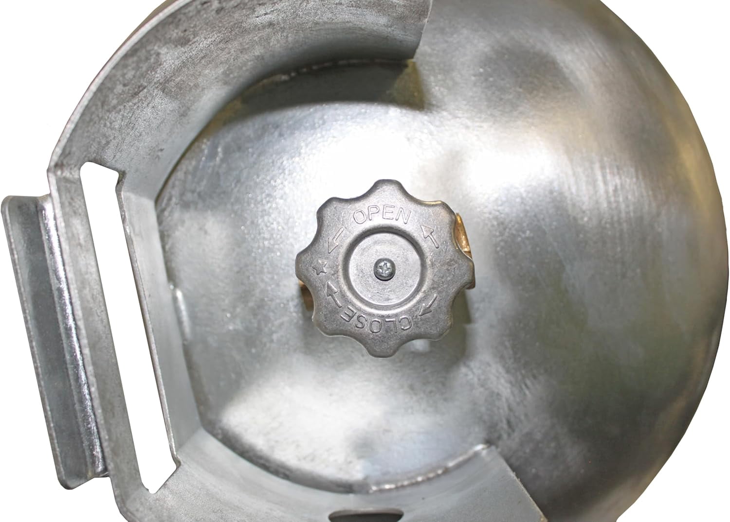 Flame King 100 lb Capacity Galvanized Steel Propane Tank with POL Valve, Rust and Corrosion-Free