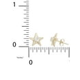 thumbnail image 5 of Brilliance Fine Jewelry 14kt Yellow Gold Star 3MM Cubic Zirconia Stud Earrings, 5 of 5