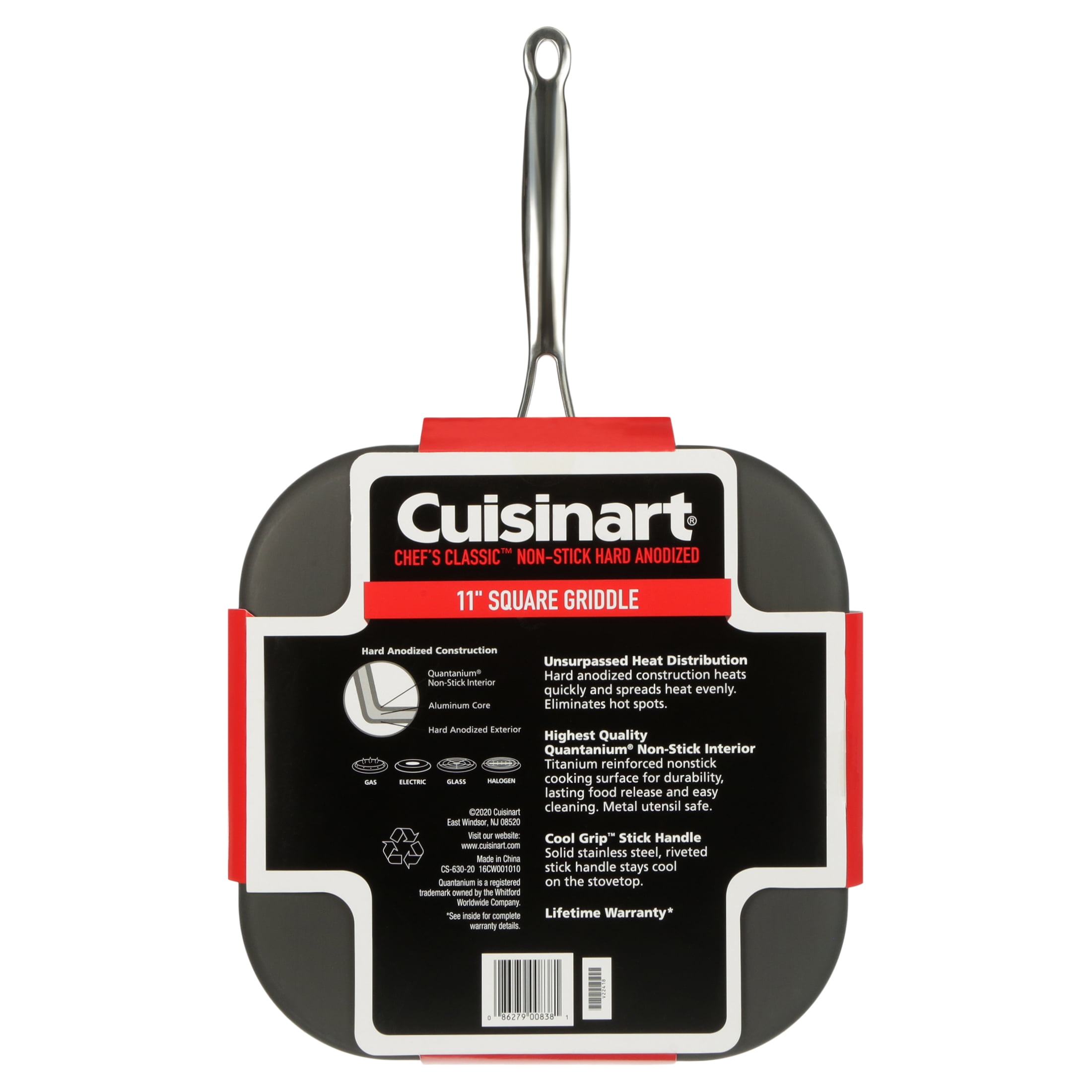 Cuisinart Chef's Classic Aluminum Grill Griddle with Nonstick Coating  655-35 - The Home Depot