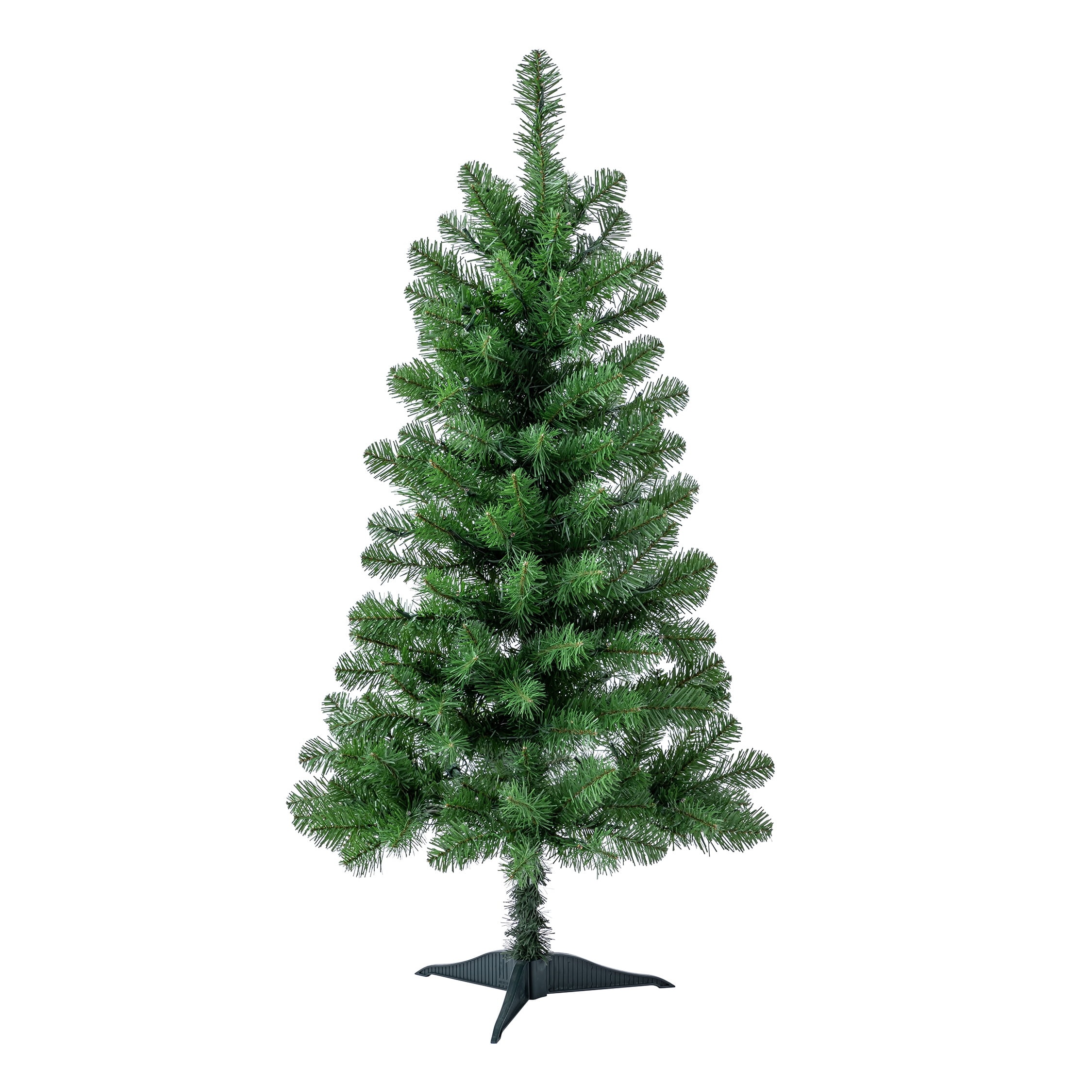 Holiday Time 4' Pre-Lit Indiana Spruce Christmas Tree, 100 LED photo 3