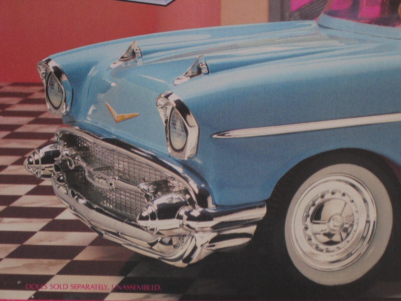 マテル バービー ベルエア 箱付き ブルー色 Barbie 57 Chevy Bel Air