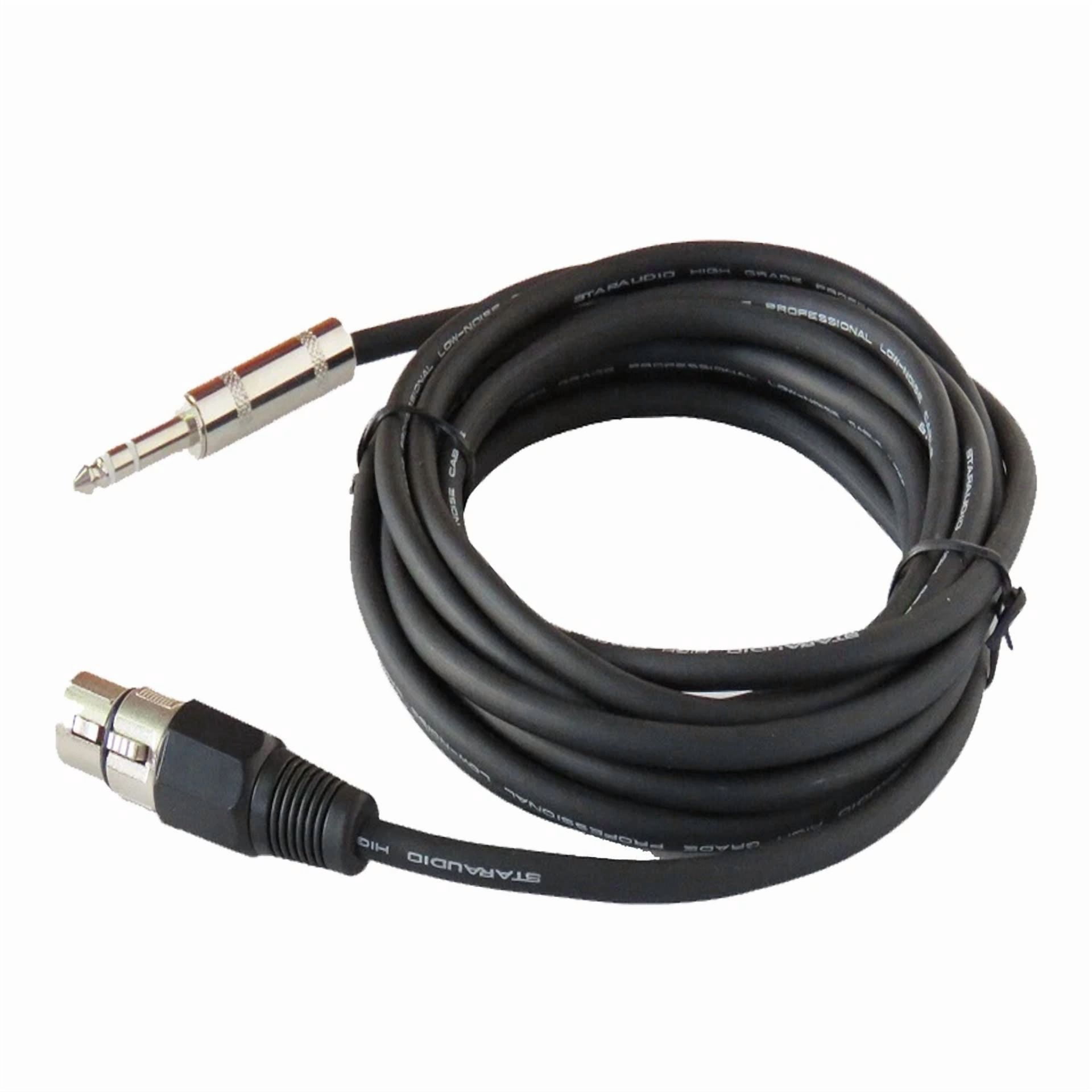BUTTERFLY- 3-Pin Xlr Female Cable To 15Ft Male Xlr Cable Quarter Inch Stereo Guitar Cable