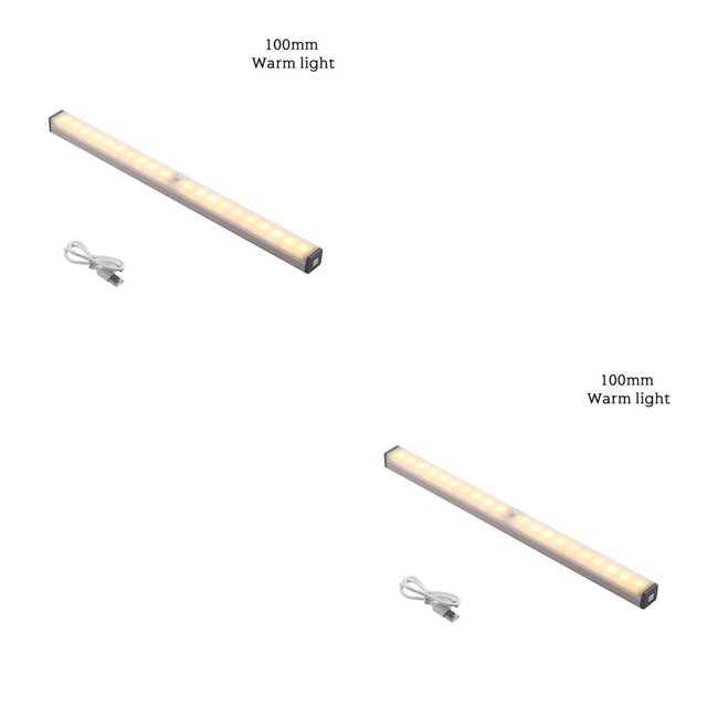 Kearding Luz LED para armario, Sensor de movimiento, lámpara de carga USB, recargable, 3 modelos, luz nocturna, armario, armario, iluminación Type2 NO2
