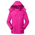 thumbnail image 4 of Women Heated Jacket Windproof Outdoor Sports Fast Warm Up Hooded Jacket Long Sleeve Electric Heated Coat Solid Color Heating Clothing Thermal Winter Jacket Womens, 4 of 4