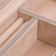 thumbnail image 3 of Caja fuerte WOLF Heritage Pewter Saffiano con cerradura y llave, 3 of 6