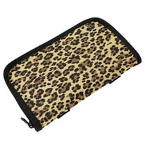 Qxltty Brown Leopard Car Tissue Holde Upgraded Hanging Square Sun Visor Napkin Box and Easy to Use