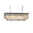 thumbnail image 2 of Moti Lighting Chloe Pendant Fixture with Clear Glass Crystals in Antique Black, 2 of 2