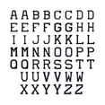 thumbnail image 2 of Parches de letras Hugo s de alfabeto A-Z para planchar 52 piezas negro, 2 of 10
