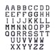 thumbnail image 2 of de de Planchar, Del para Coser, para Coser, de para Sombreros, Chaquetas, Camisas Y Jeans, 52 piezas negro BLESIY Parches de letras, 2 of 8