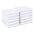 thumbnail image 6 of TiaGOC - Salon Towel, Pack of 12 (Not Bleach Proof, 16x27 Inches) Highly Absorbent Cotton Towels for Hand, Gym, Beauty, Spa, and Home Hair Care, White, 6 of 6