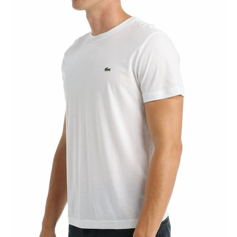 Lacoste TH5275-51 Pima 100% Cotton Crew Neck Short Sleeve T-Shirt
