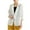 White, variant on POIUYTR Blazer for Women Cotton Linen Long Sleeve Notch Lapel Suit Jackets Loose Casual Lightweight Breathable Casual Work Office Blazer Jacket