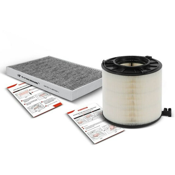 Air Filter and Cabin Air Filter Kit 2 - Compatible with 2018 - 2022 Audi Q5 2.0L 4-Cylinder 2019 2020 2021