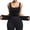 Black, variant on Women Waist Trainer Bandage Wrap Sauna Belt Long Torso Tummy Wraps Belly Body Shaper Waist Trimmer Belt