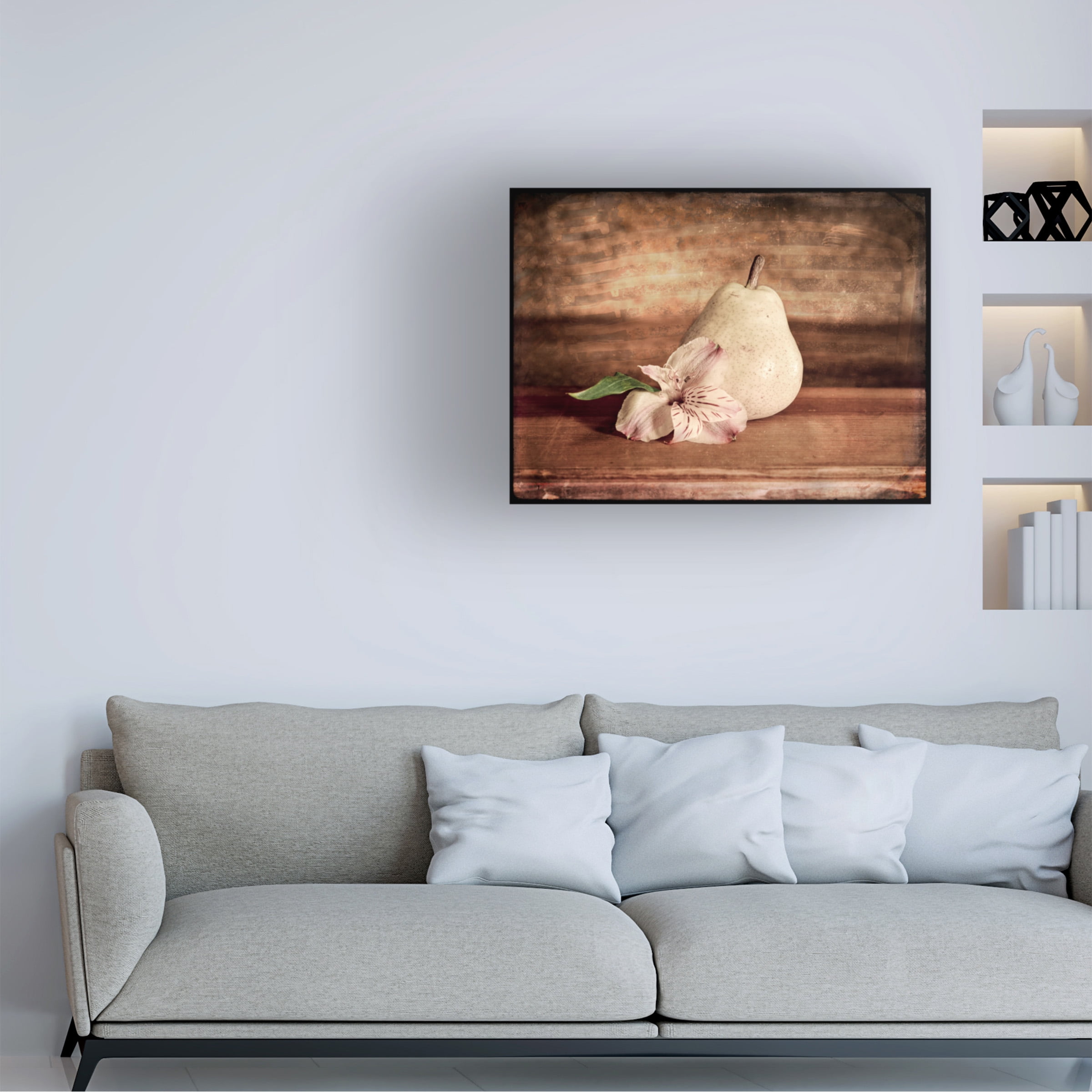 LightBoxJournal 'Kitchen Pear 2' Canvas Art