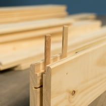 Belleze 36in X 84in Sliding Barn Wood Door Unfinished Knotty Pine