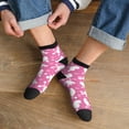 thumbnail image 3 of Fuzoiu Cute Poodle Dog Print Adult Socks, Crew Moisture-wicking Socks, Unisex Cushion Crew Socks,Casual Sports Ankle Socks, 3 of 7