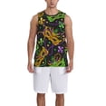 thumbnail image 4 of Easygdp Different Construction Site Vehicles Men's Mesh Basketball Jersey Quick Drying Sleeveless Shirts Fitted Muscle Tank Tops Sport Round Neck T-Shirt - XX-Large, 4 of 9