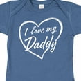 thumbnail image 4 of Inktastic I Love My Daddy in White Chalk Heart Boys or Girls Baby Bodysuit, 4 of 5