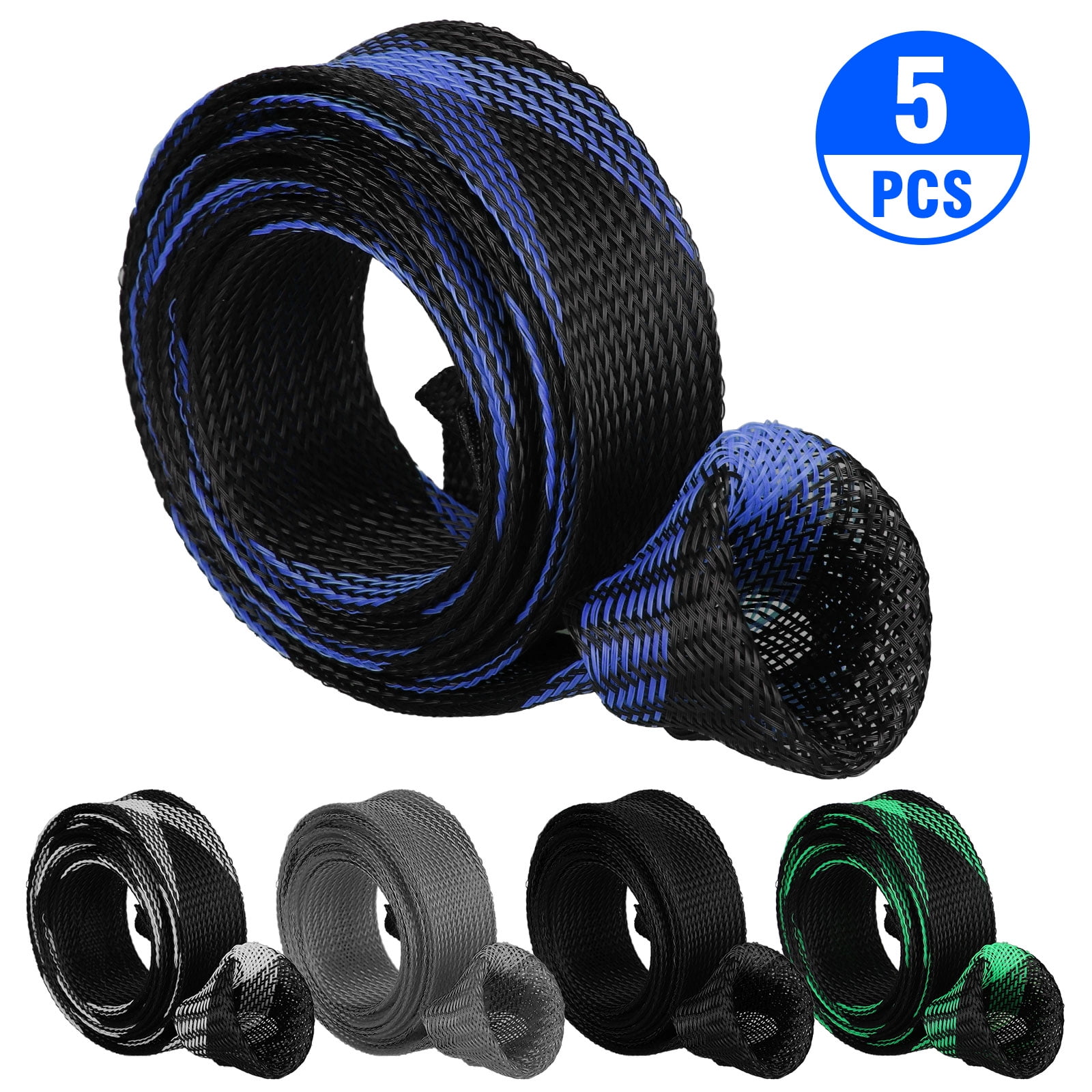 Details about   10pcs Rod Sock Fishing Rod Sleeve Rod Cover Braided Mesh Rod Protector Pole USA 