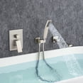 thumbnail image 2 of Rainlex One-Handle 1-Spray Setting Brushed Nickel Bathtub Shower Faucet, 2 of 11
