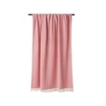 thumbnail image 3 of Contemporary Home Living Rose and White Diamond Knitted Fringed Throw Blanket 50" x 60", 3 of 4