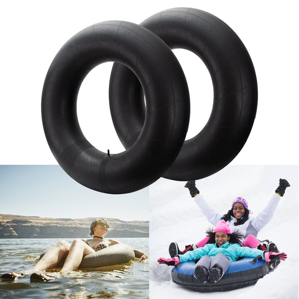 2PCS River Tubes for Adults, Heavy Duty Snow Tubes for Snow Sledding