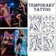 thumbnail image 2 of Kpop Cosplay Demon Hunter Temporary Tattoos Purple Makeup Tattoo Sticker, 2 of 5