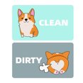 thumbnail image 1 of JIEMUCES 2Pcs Dirty Clean Dishwasher Magnet Dish Washing Machine Dirty Clean Magnetic Indicator Acrylic Sign Kitchen Fridge Decoration, 1 of 8