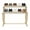 White, Gold, variant on 2-Tier Rectangular Display Stand, Tiered Shoes Display Rack, Display Shelf for Shoes, Bags (White, Silver)