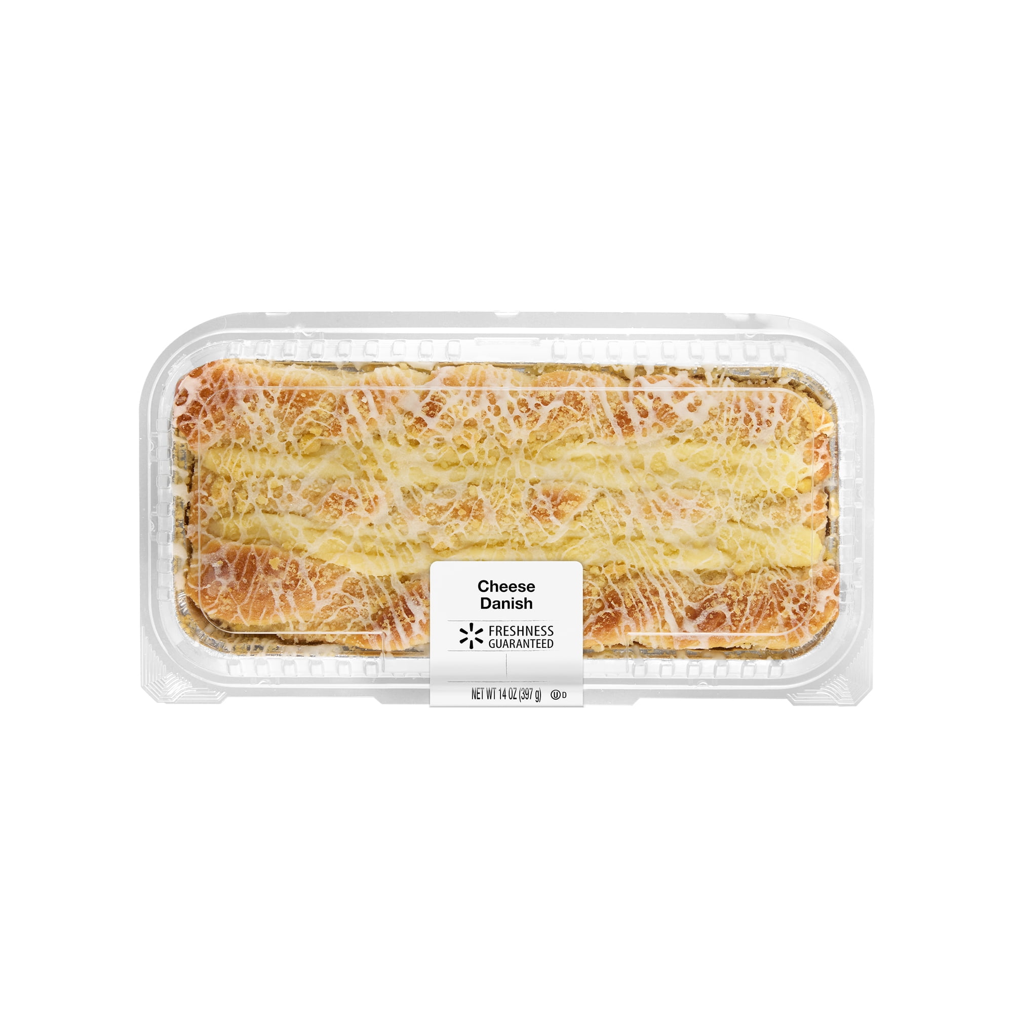 Freshness Guaranteed Cheese Danish Pastry, 14 oz Clamshell, 8 Servings (Shelf Stable)