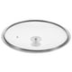 thumbnail image 5 of Tapa universal para woks y sartenes de 34 cm, de vidrio templado, apta para sartenes y cazuelas, color plateado, 5 of 7