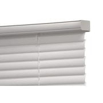 Mainstays Cordless 1 Vinyl Light Filtering Blinds, White, 33 Width x 64 Length